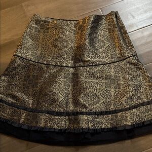 Talbots Kids Silk Holiday Skirt SZ 12